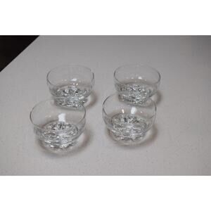 Crystal Dessert Cups Made in Italy Set of 4